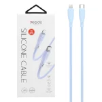 کابل شارژ PD و فست yesido Type-C to Lightning مدل CA151 - آبی (گارانتی 18 ماه تعویض نیکان همراه)