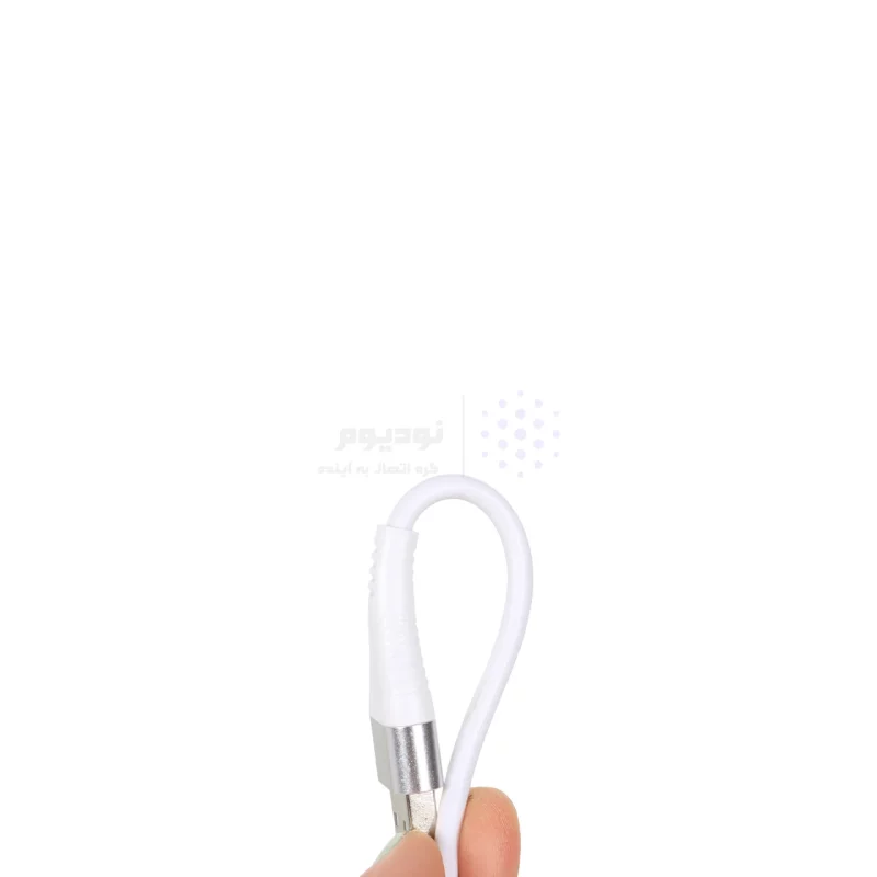 کابل شارژ 1.1 متری فست اندروید Shoosh مدل SH406A - سفید - SMO - تصویر 3