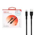 کابل شارژ فست آیفون Hatron مدل HC154i - مشکی