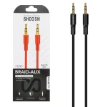 کابل صدا 1.1 متری Shoosh AUX مدل SH-A11 - مشکی - SMO