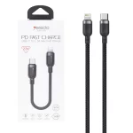 کابل شارژ فست پاوربانک Yesido Type-C To Lightning مدل CA187 27W - مشکی (گارانتی 18 ماه تعویض نیکان همراه)
