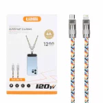 کابل شارژ فست Liami Type-C To Lightning مدل CA-LM75 120W - چند رنگ (گارانتی شش ماهه شرکتی)