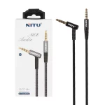 کابل Nitu Aux مدل NT-AUX012 - مشکی (گارانتی 18 ماه تعویض نیکان همراه)