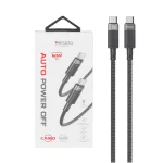 کابل شارژ 1.2 متری PD و فست Yesido Type-C To Type-C مدل CA160 60W - مشکی (گارانتی 18 ماه تعویض نیکان همراه)