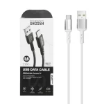 کابل شارژ 1.1 متری فست Shoosh Type-C مدل SH72C - سفید - SMO