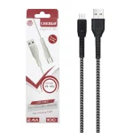 کابل شارژ 1.1 متری فست اندروید CHERLO مدل V8-K01 - مشکی سفید - SMO