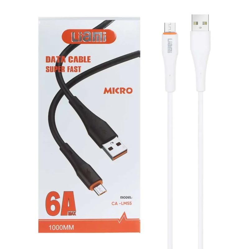 کابل شارژ فست اندروید Liami مدل CA-LM55 - سفید (گارانتی شش ماهه شرکتی) - تصویر 2