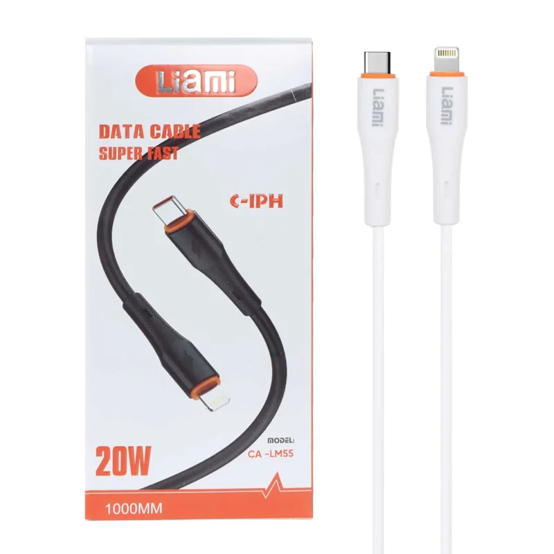 کابل شارژ فست Liami Type-C To Lightning مدل CA-LM55 20W - سفید (گارانتی شش ماهه شرکتی) - تصویر 2