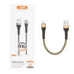 کابل شارژ فست پاوربانک اندروید Liami مدل LM-520M - طلایی (گارانتی شش ماهه شرکتی)