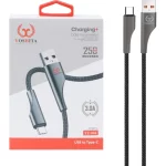 کابل شارژ فست پاوربانک YOSHITA Type-C مدل YC-004 - مشکی - MMS