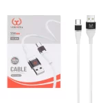 کابل شارژ فست پاوربانک YOSHITA Type-C مدل YC-034 - سفید - MMS