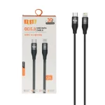 کابل شارژ فست 1.2 متری pqbd Type-C To Lightning مدل PQ-C07CL 30W - مشکی