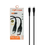 کابل شارژ فست Power Max Type-C To Type-C مدل PM-003 60W - مشکی