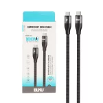 کابل شارژ PD و فست BUKU Type-C To Type-C مدل MA-153 100W - مشکی - MMS (گارانتی شش ماهه YA)
