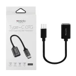 کابل تبدیلyesido OTG Type-C مدل GS01 - مشکی (گارانتی 18 ماه تعویض نیکان همراه)