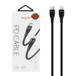 کابل شارژ پاوربانک PD و فست yesido Type-C To Lightning مدل CA82 - مشکی (گارانتی 18 ماه تعویض نیکان همراه)