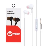 هندزفری باسیم Miller مدل MH-130 - سفید (گارانتی پارتیان پایا)