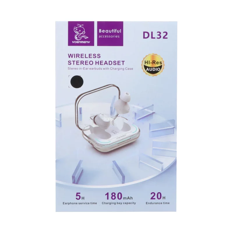 ایرفون بی سیم Denmen مدل DL32 - مشکی - تصویر 7