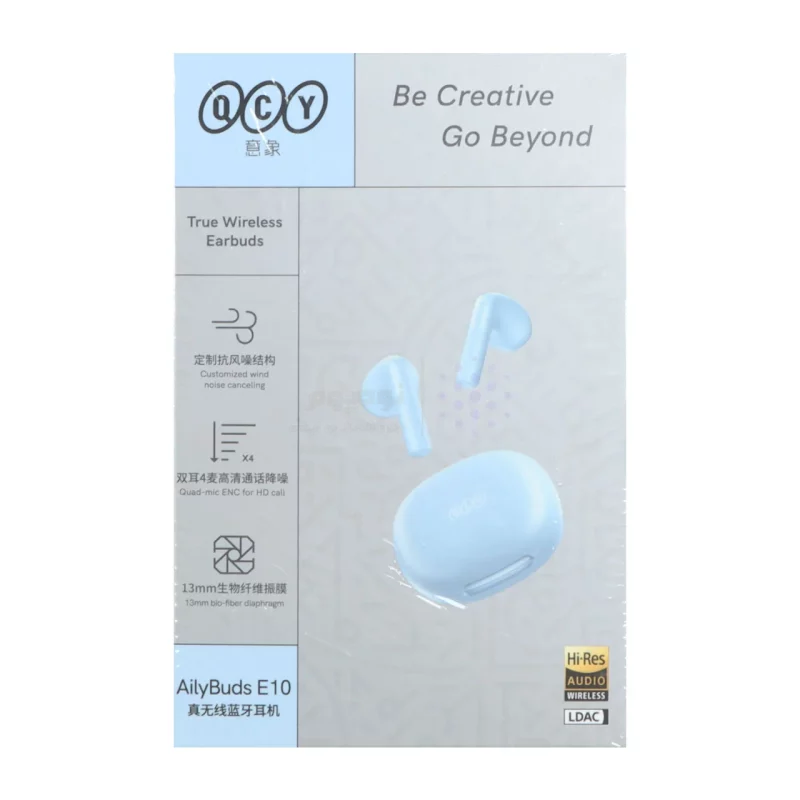 ایرفون بی سیم QCY مدل Ailybuds E10 - آبی (گارانتی 18 ماهه شرکتی) - تصویر 4