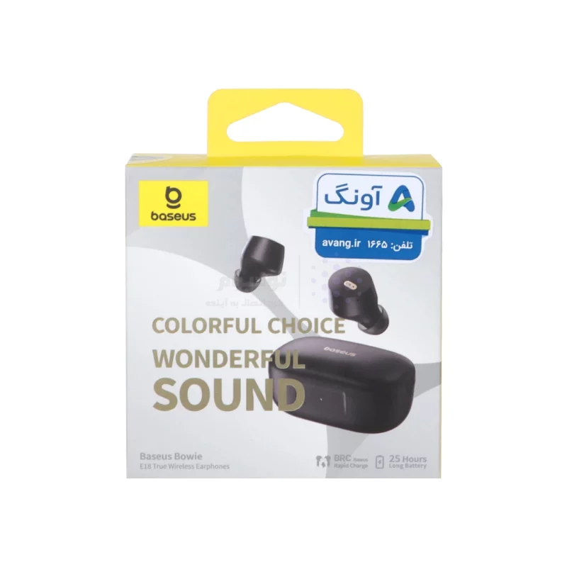 ایرفون بی سیم Baseus مدل Bowie E18 - مشکی (گارانتی آونگ) - تصویر 6