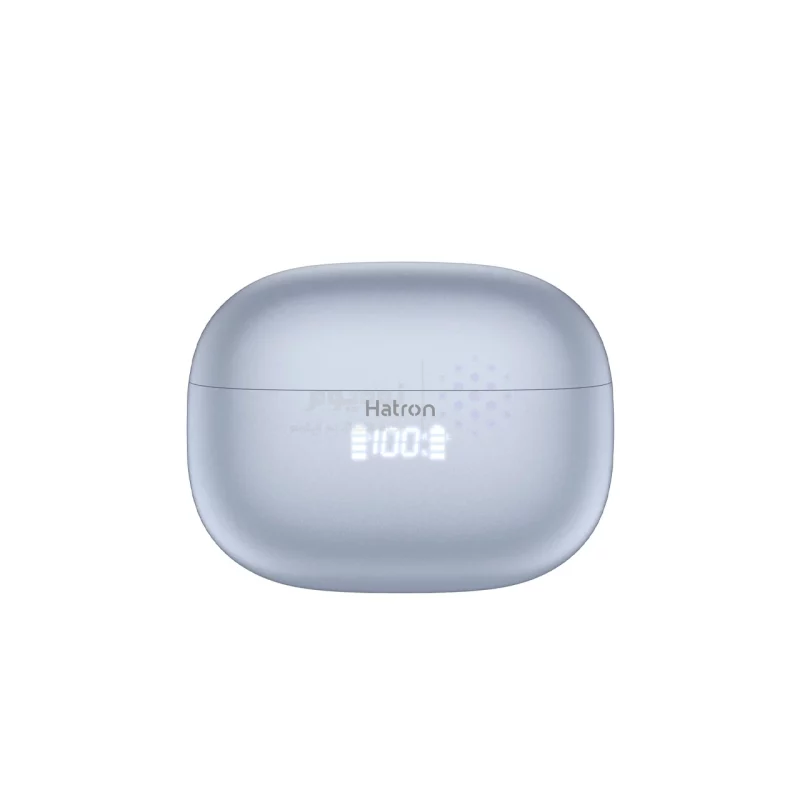 ایرفون بی سیم Hatron مدل HTW410D 4 Mic ANC+ENC - آبی - تصویر 3