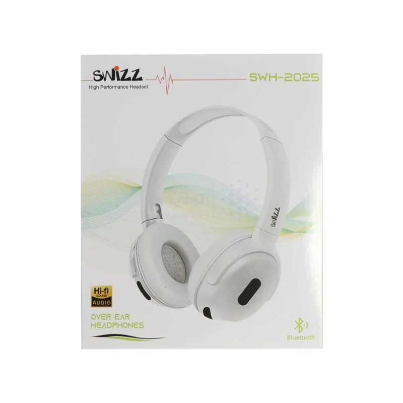 هدفون بی سیم Swizz مدل SWH-2025 - سفید - RYL - تصویر 7