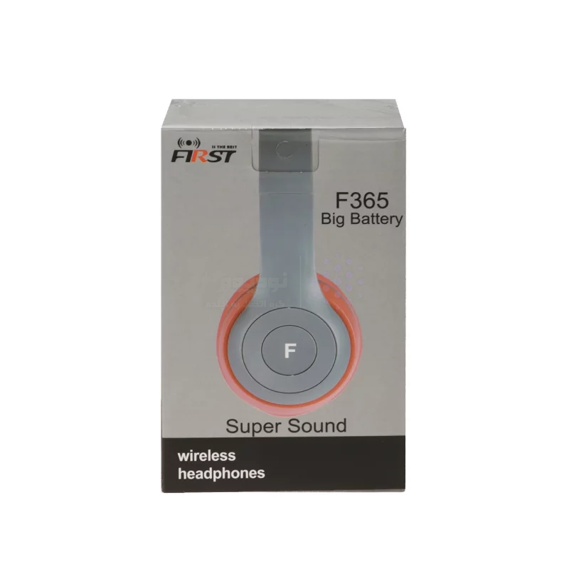 هدفون بی سیم First مدل F365 - طوسی قرمز - MMS (گارانتی شش ماهه YA) - تصویر 6