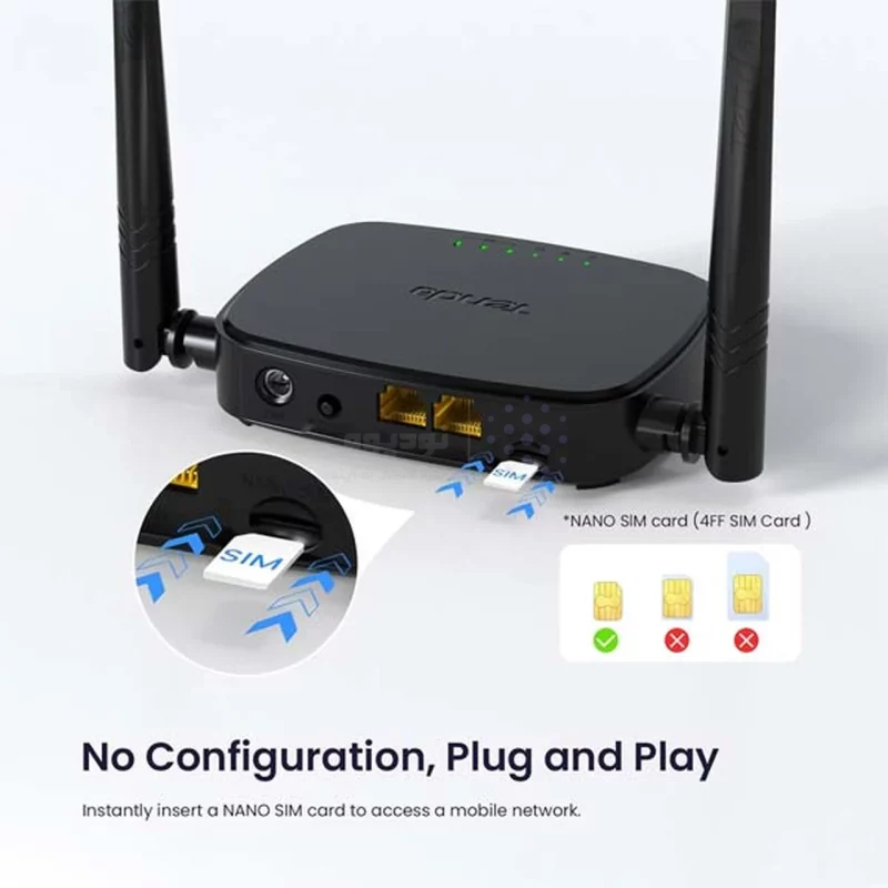 مودم رومیزی Tenda 4G LTE مدل 4G03 Pro - مشکی (گارانتی سه ساله آسان پیشرو) - تصویر 5
