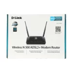 مودم D-Link DSL-2750E Wireless N300 ADSL2+ Modem Router - مشکی (یکساله شرکتی) - تصویر 5