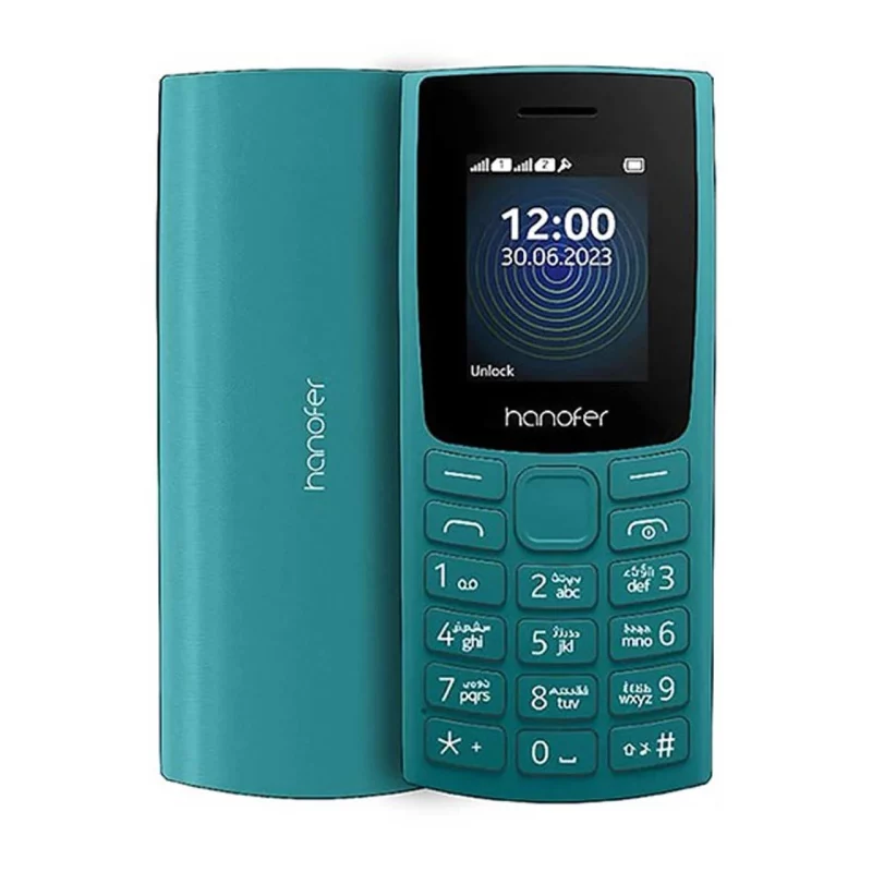 گوشی موبایل Hanofer مدل 105 2023 ظرفیت 32 مگابایت - سبزآبی (سه ماه تعویض) - تصویر 2
