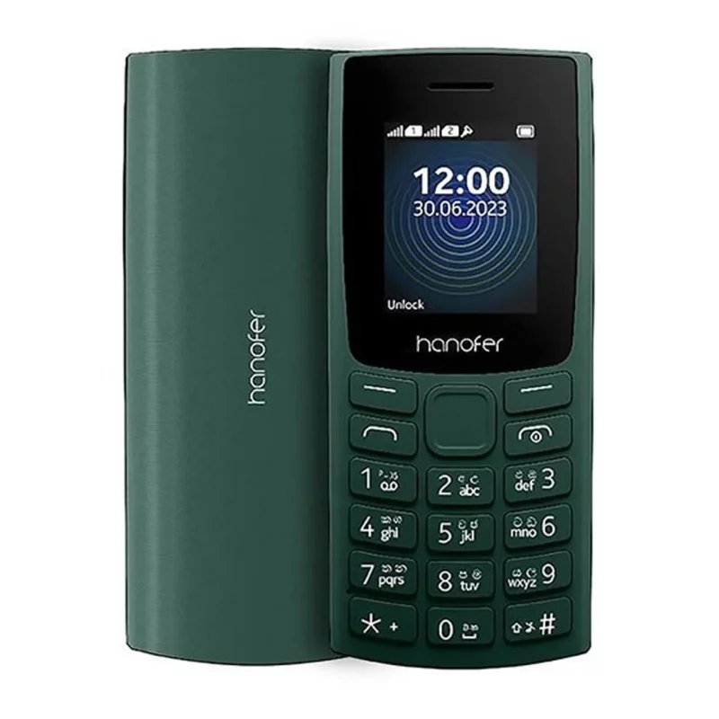 گوشی موبایل Hanofer مدل 105 2023 ظرفیت 32 مگابایت - سبز(سه ماه تعویض) - تصویر 2