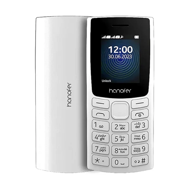 گوشی موبایل Hanofer مدل 105 2023 ظرفیت 32 مگابایت - سفید (سه ماه تعویض) - تصویر 2