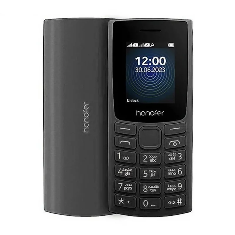 گوشی موبایل Hanofer مدل 106 2023 ظرفیت 32 مگابایت - خاکستری (سه ماه تعویض) - تصویر 2