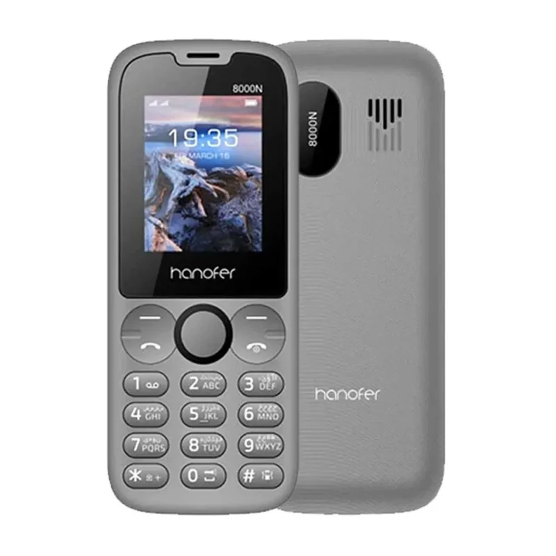 گوشی موبایل Hanofer مدل HA-8000NDS ظرفیت 32 مگابایت - خاکستری (سه ماه تعویض) - تصویر 2