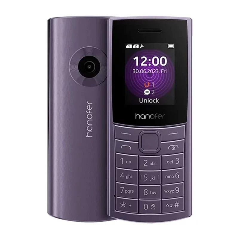 گوشی موبایل Hanofer مدل HA-5300FDS ظرفیت 32 مگابایت - بنفش (سه ماه تعویض) - تصویر 2