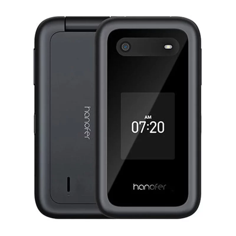 گوشی موبایل Hanofer مدل 2760 Flip ظرفیت 32 مگابایت - مشکی - تصویر 2