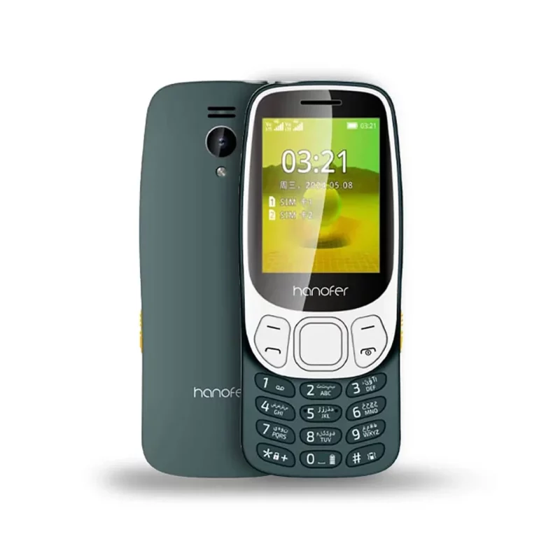 گوشی موبایل Hanofer مدل 3310 2024 ظرفیت 32 مگابایت - سبزتیره (سه ماه تعویض) - تصویر 2