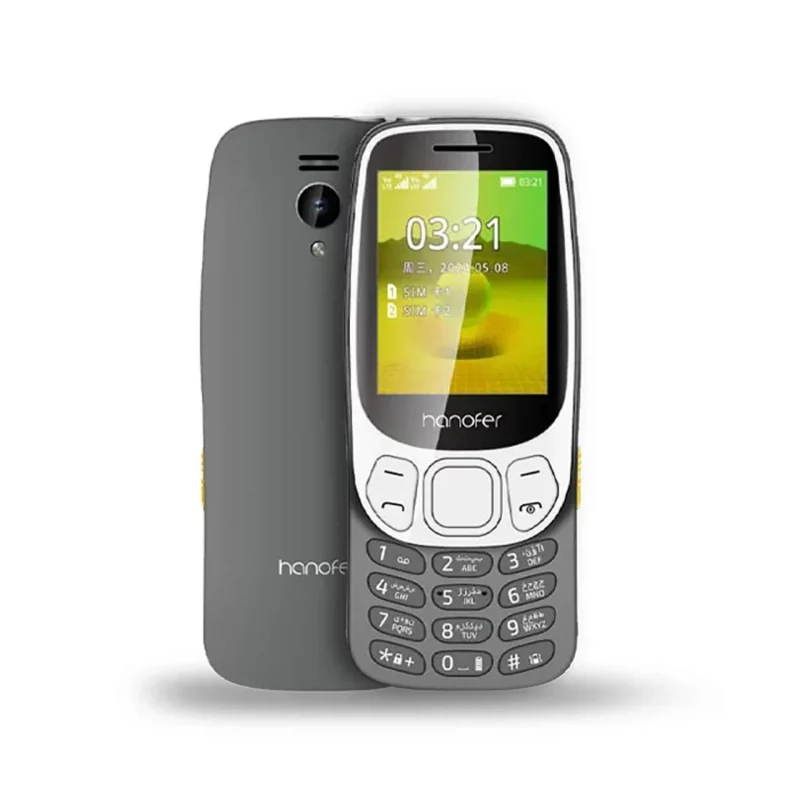گوشی موبایل Hanofer مدل 3310 2024 ظرفیت 32 مگابایت - خاکستری (سه ماه تعویض) - تصویر 2