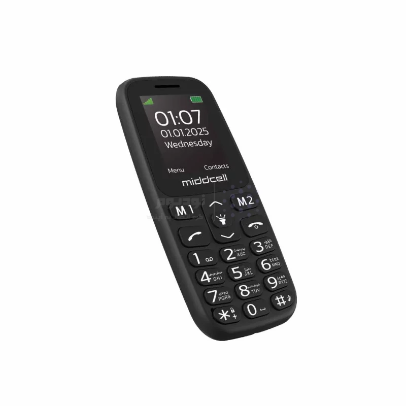 گوشی موبایل Middcell مدل M107 - مشکی - تصویر 3