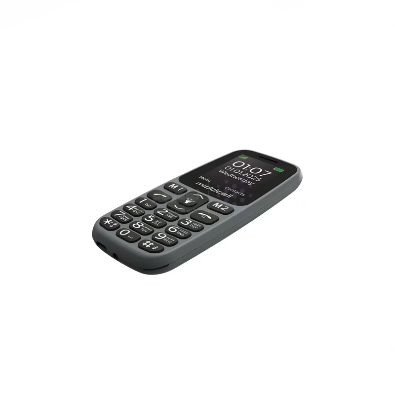 گوشی موبایل Middcell مدل M107 - خاکستری - تصویر 8