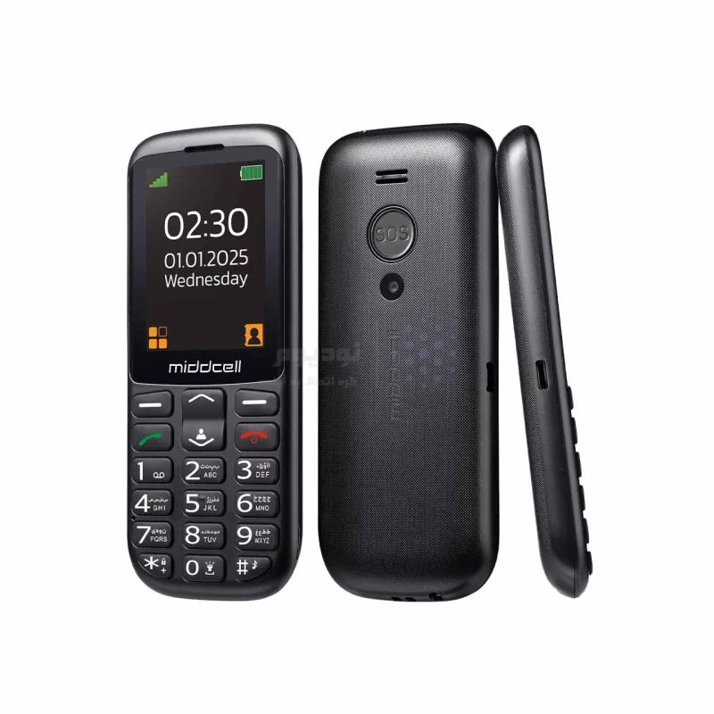 گوشی موبایل Middcell مدل M230 - مشکی - تصویر 3