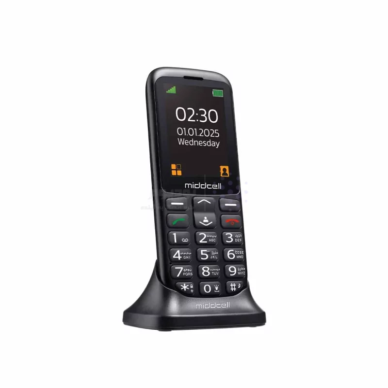 گوشی موبایل Middcell مدل M230 - مشکی - تصویر 4