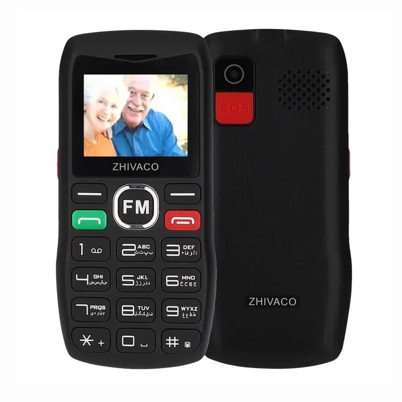 گوشی موبایل Zhivaco مدل F121 - مشکی - تصویر 2
