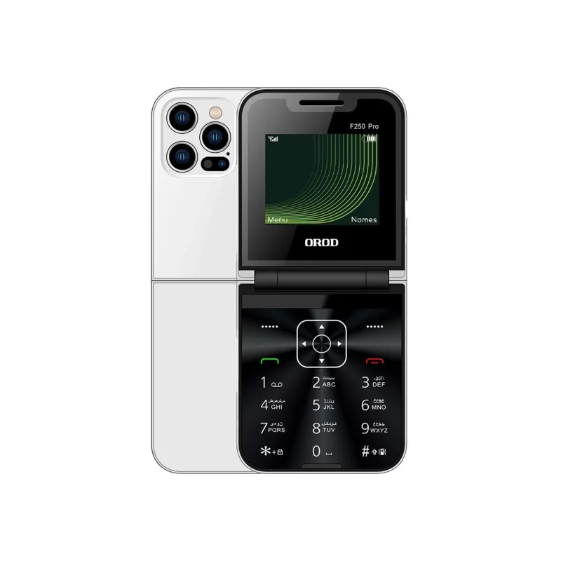 گوشی موبایل OROD مدل F250 Pro دو سیم کارت - سفید - تصویر 2