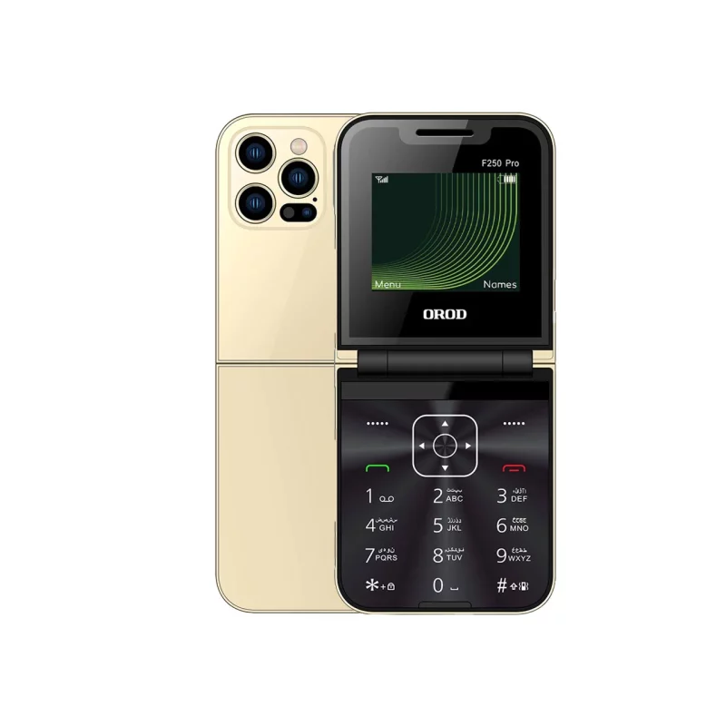 گوشی موبایل OROD مدل F250 Pro دو سیم کارت - طلایی - تصویر 2