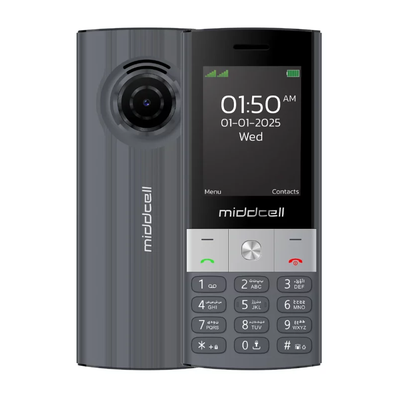 گوشی موبایل Middcell مدل M150 - خاکستری - تصویر 2