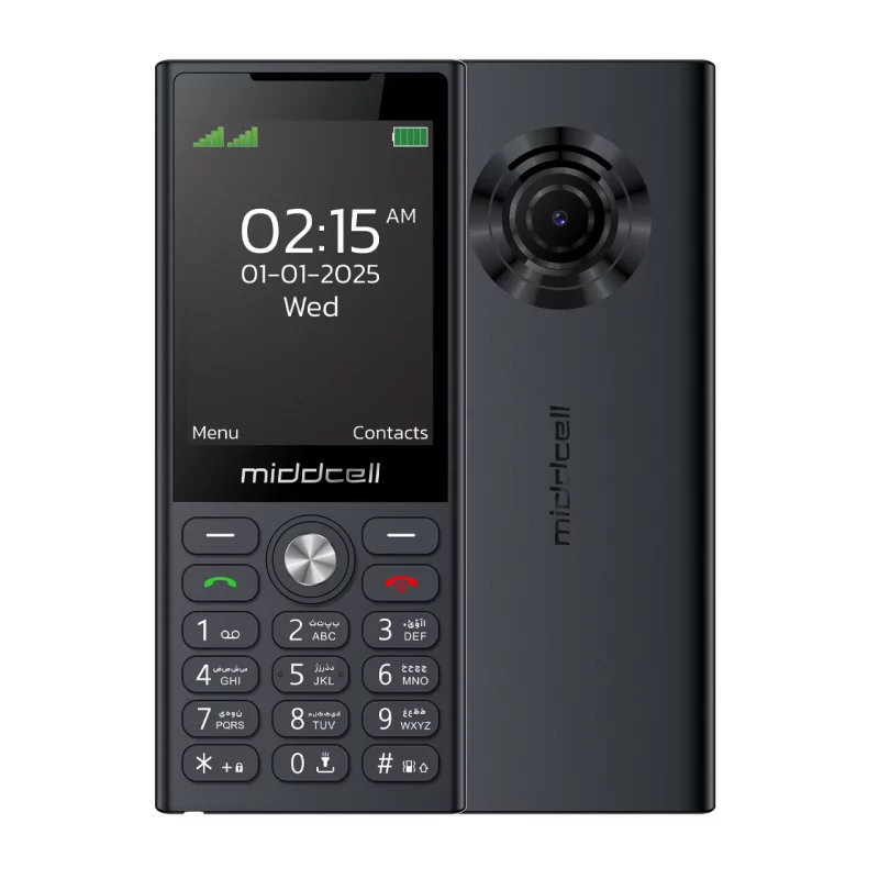 گوشی موبایل Middcell مدل M215 - مشکی - تصویر 2