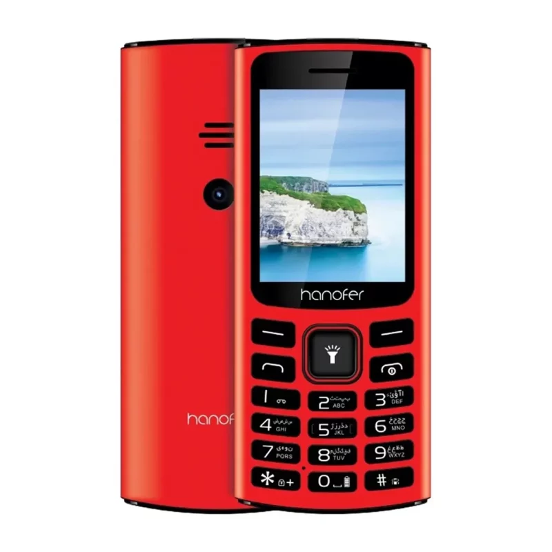 گوشی موبایل Hanofer مدل HA-2720M - قرمز (سه ماه تعویض) - تصویر 2
