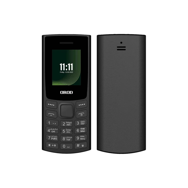گوشی موبایل OROD مدل 106 دو سیم کارت - مشکی - تصویر 2
