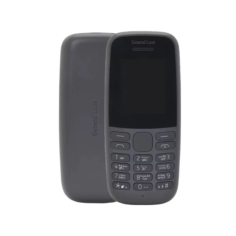 گوشی موبایل General Luxe مدل 105 دو سیم کارت - مشکی - تصویر 2